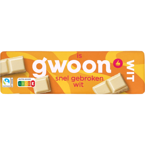 G'woon Chocoladereep wit