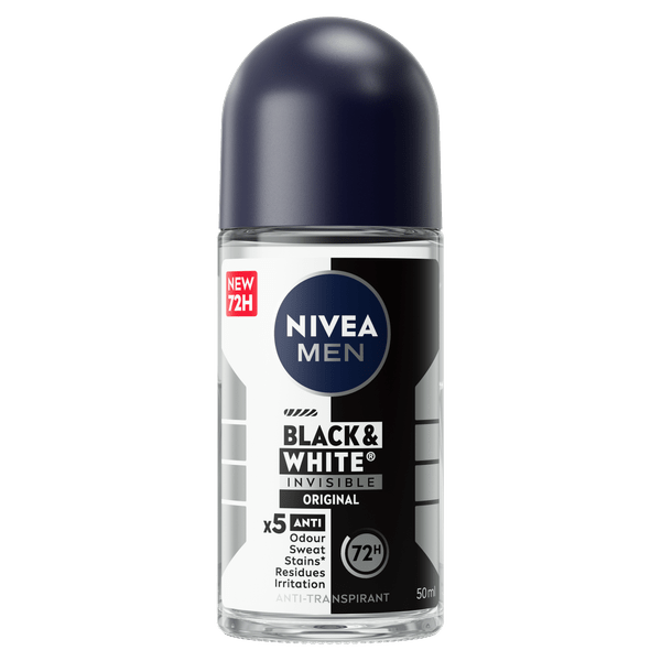Nivea For Men Deo roller invisible black&white