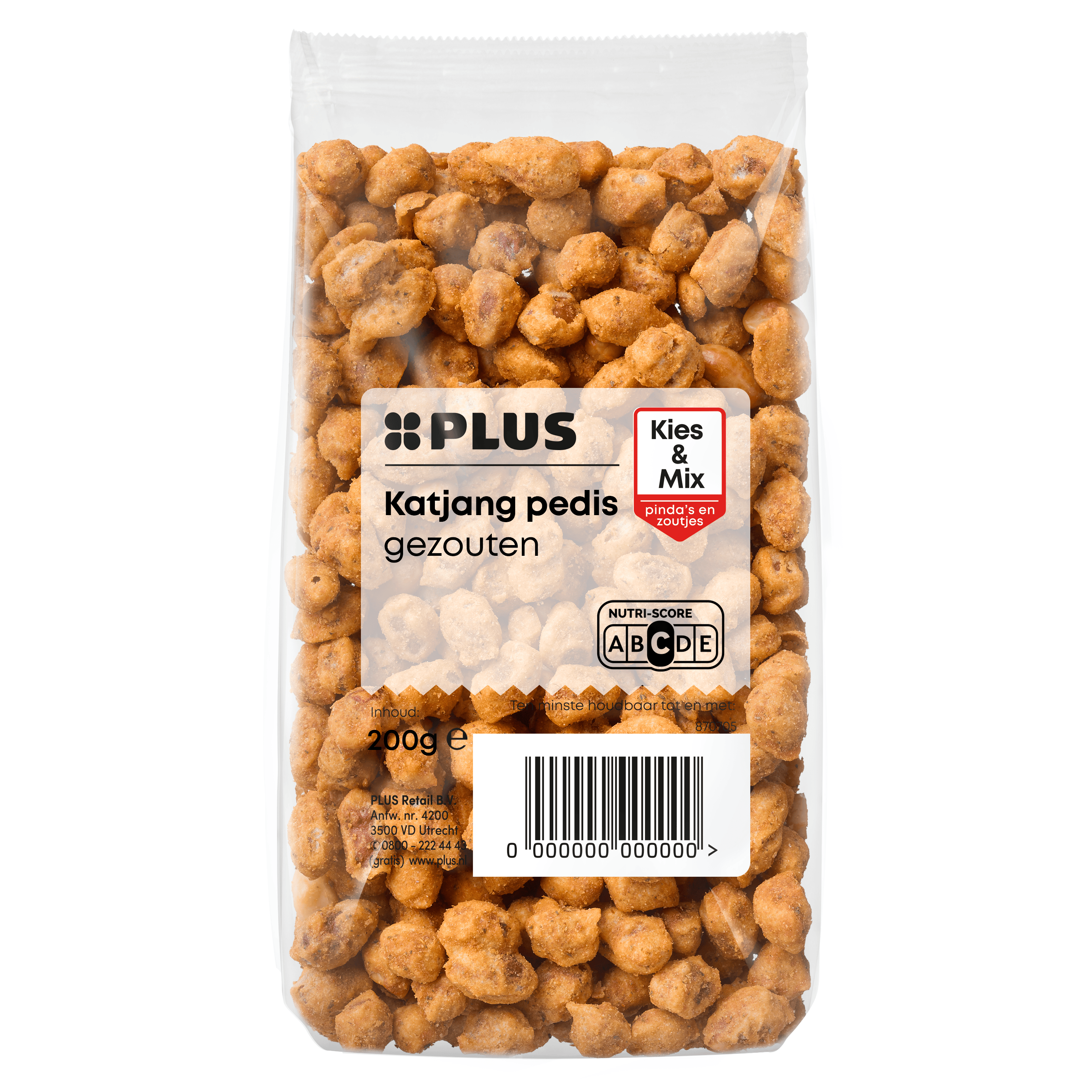 PLUS Katjang pedis gezouten