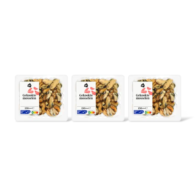 AH Gekookte mosselen 3-pack