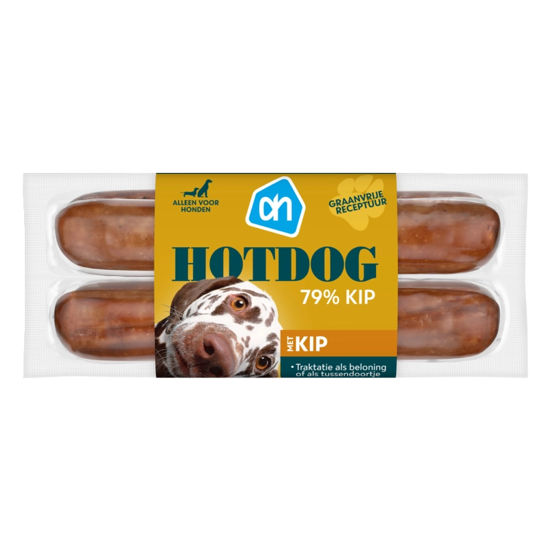 AH Hotdog met kip