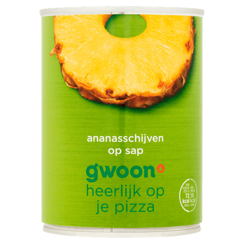 G'woon Ananasschijven op sap