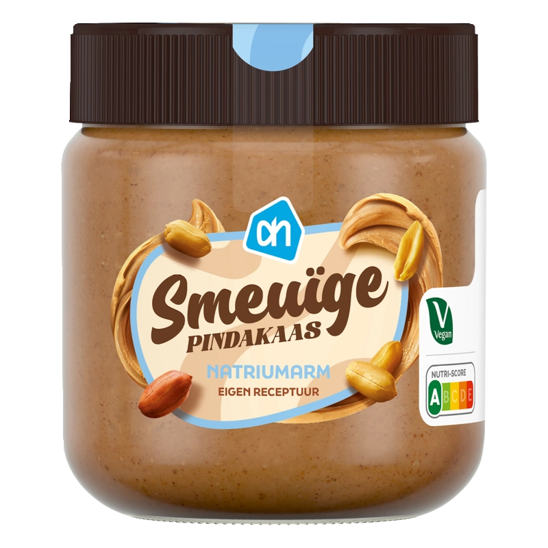 AH Smeuïge pindakaas arm in natrium