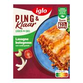 Iglo ping en klaar lasagne