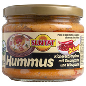 Suntat hummus met sambal