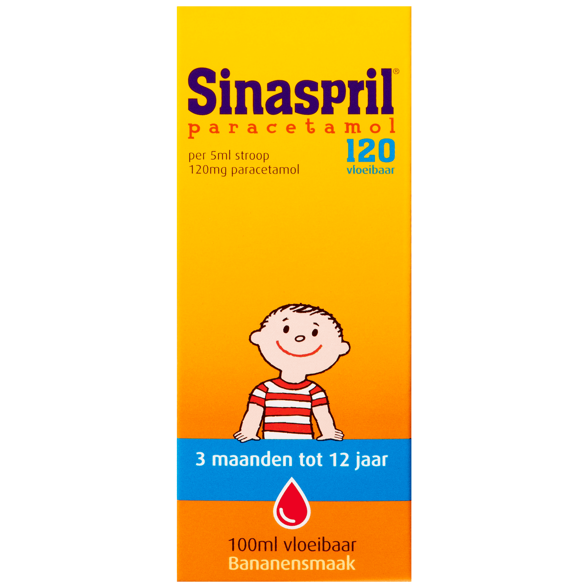 Sinaspril Vloeibaar Paracetamol 120 MG 100 ML