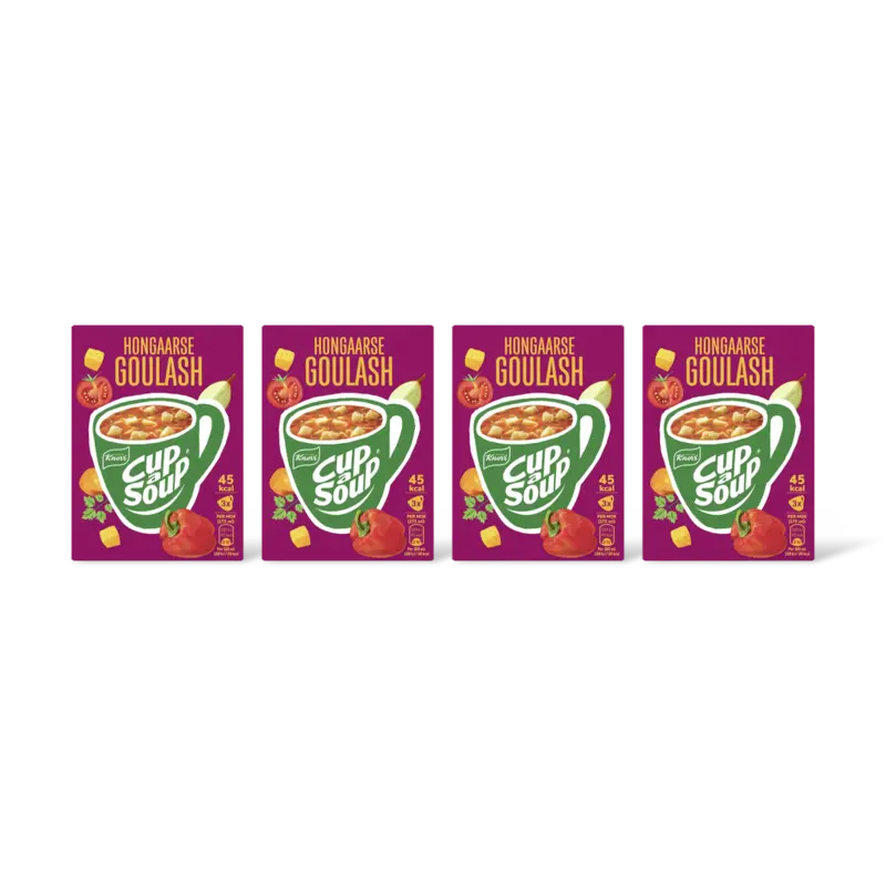 Knorr Cup-a-soup hongaarse goulash 4-pack