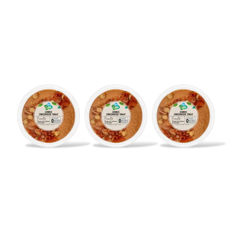 AH Terra Hummus zongedroogde tomaat 3-pack