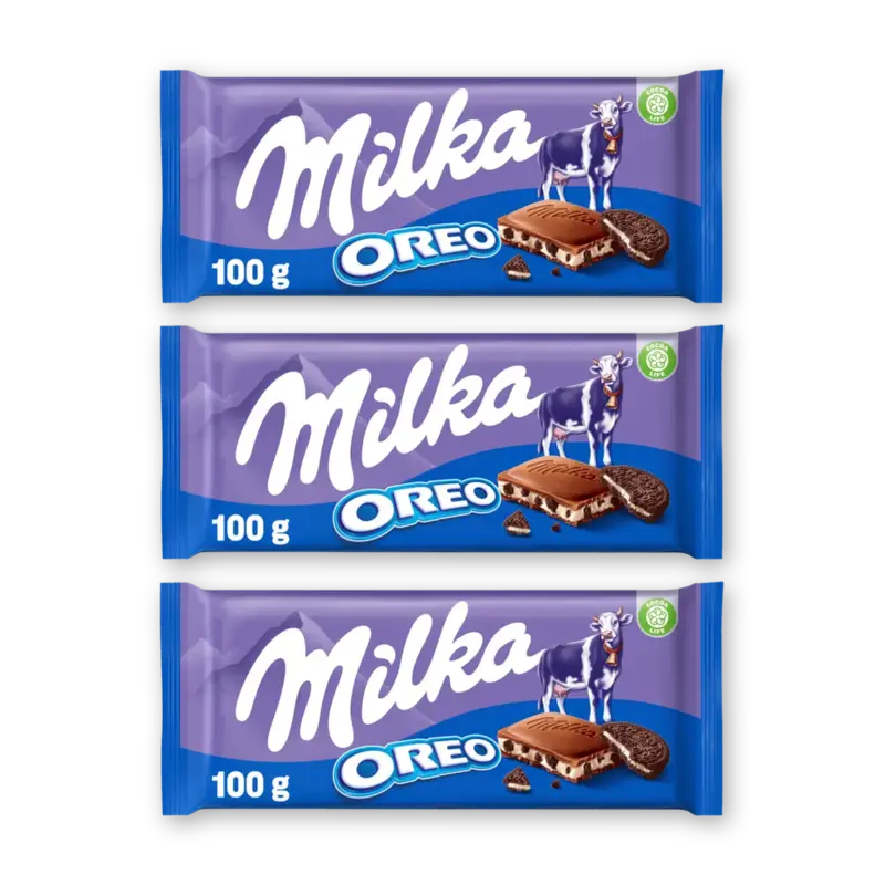 Milka Chocoladereep Oreo 3-pack