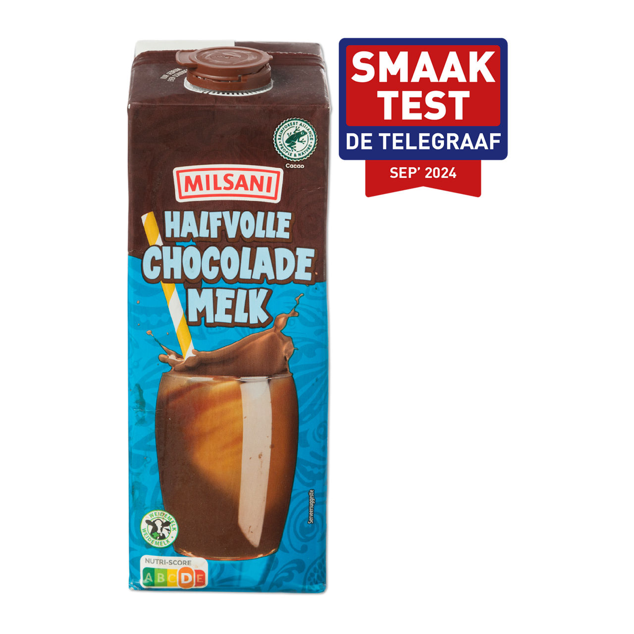 Halfvolle chocolademelk