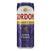 Gordon's gin tonic London dry