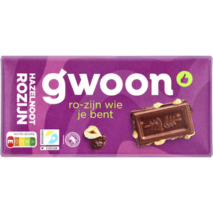 G'woon Tablet Melk Rozijn