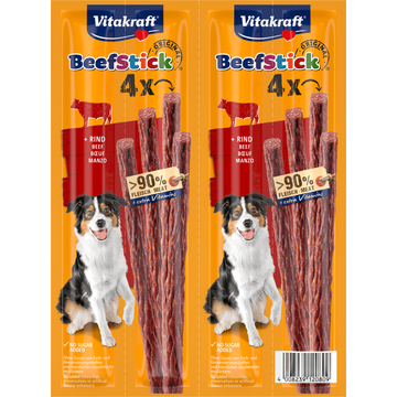 Vitakraft Beefstick Original Rund 4 Stuks 48 g