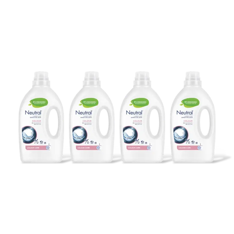 Neutral Wasmiddel colour sensitive skin 4-pack
