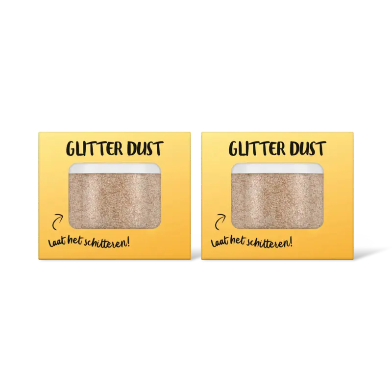 AH Glitter dust goud 2-pack