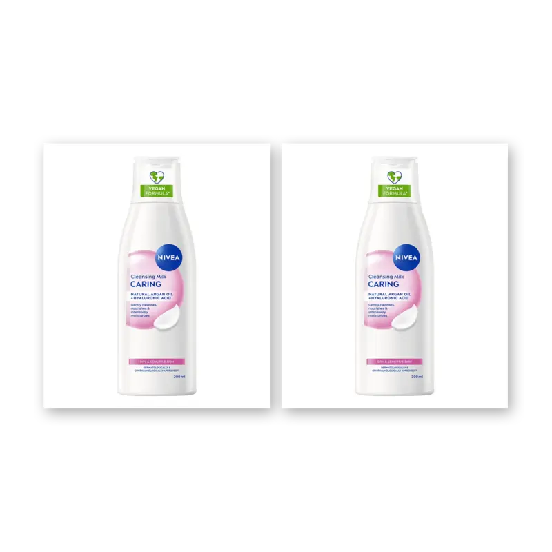NIVEA Reinigingsmelk droge/gevoelige huid 2pk
