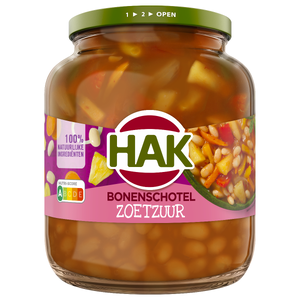 Hak Bonenschotel Zoetzuur