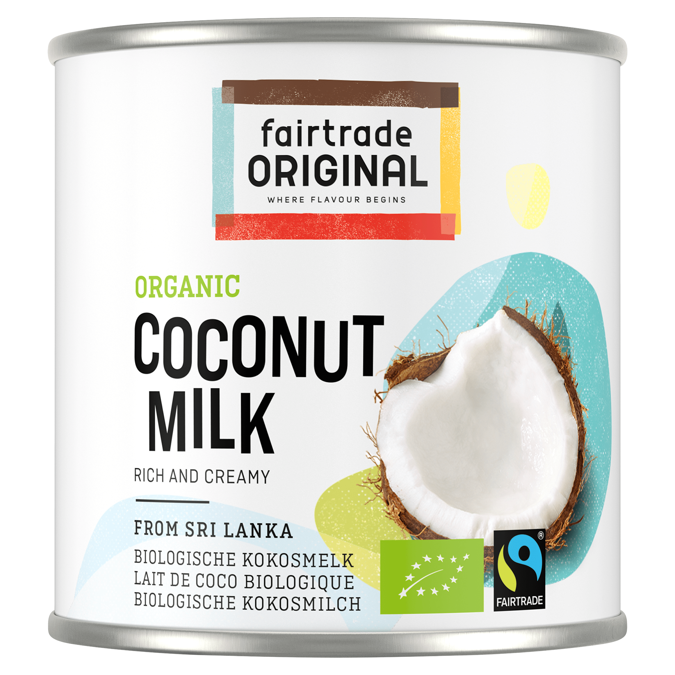 Fairtrade Original Kokosmelk Fairtrade bio