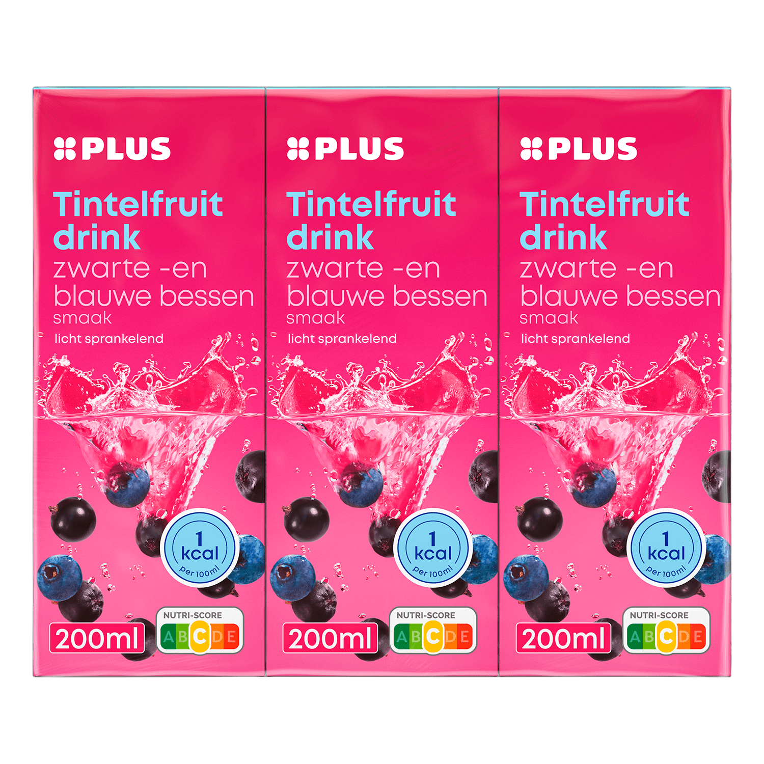 PLUS Tintelfruit 1kcal zwarte en blauwe bes