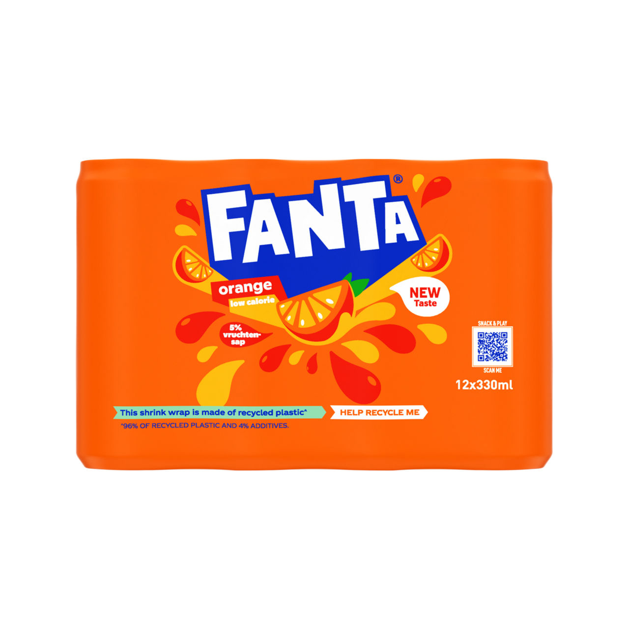 Fanta orange 12-pack