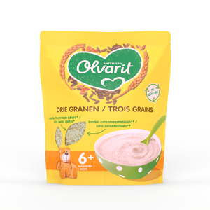 Olvarit 6m+ Pap Drie Granen