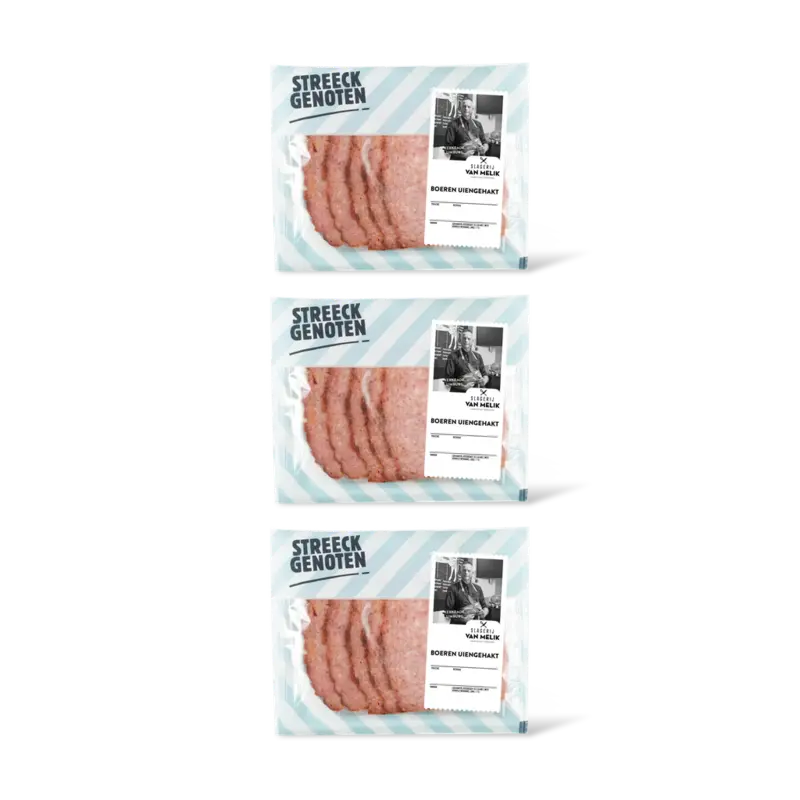 Streeckgenoten Boeren uiengehakt 3-pack