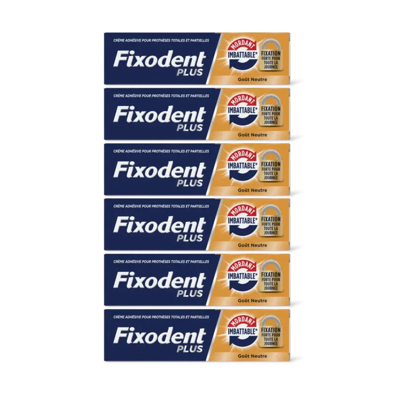 Fixodent Plus kleefpasta dual power 6-pack