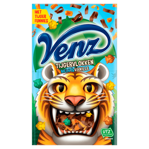 Venz Rimboe tijgervlokken melk & vanille