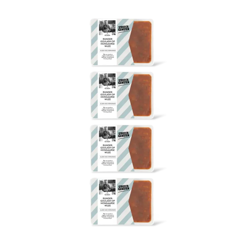 Streeckgenoten Rundergoulash op Hongaarse wijze 4-pack